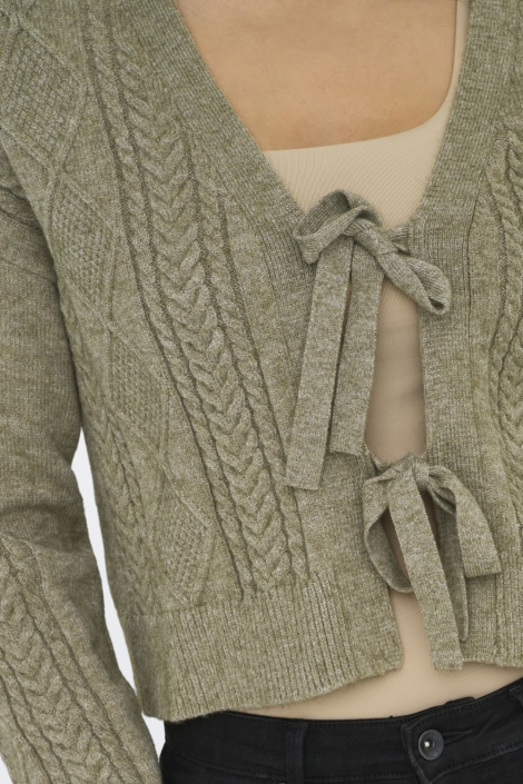 Only onlfia life ls string cardigan knt